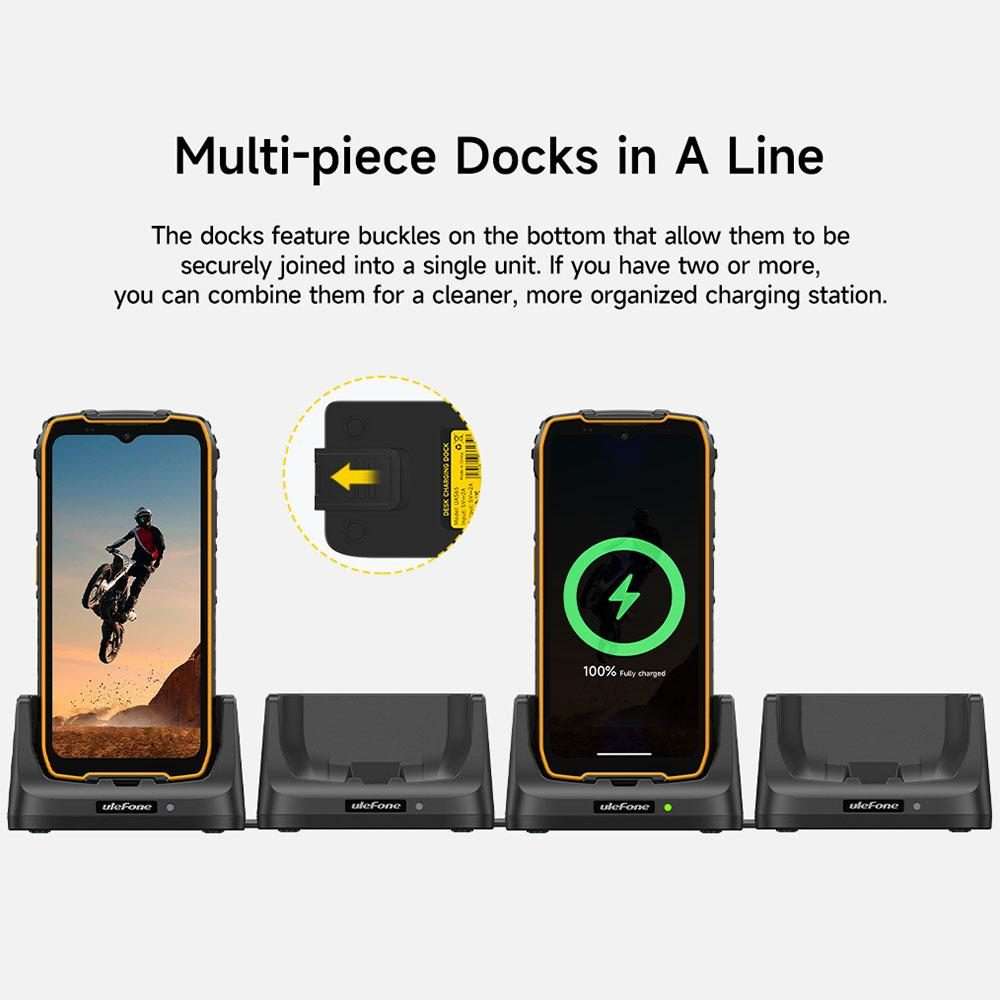 For Ulefone RugKing 4 Pro Ulefone USB-C / Type-C Desk Charging Dock(Black)