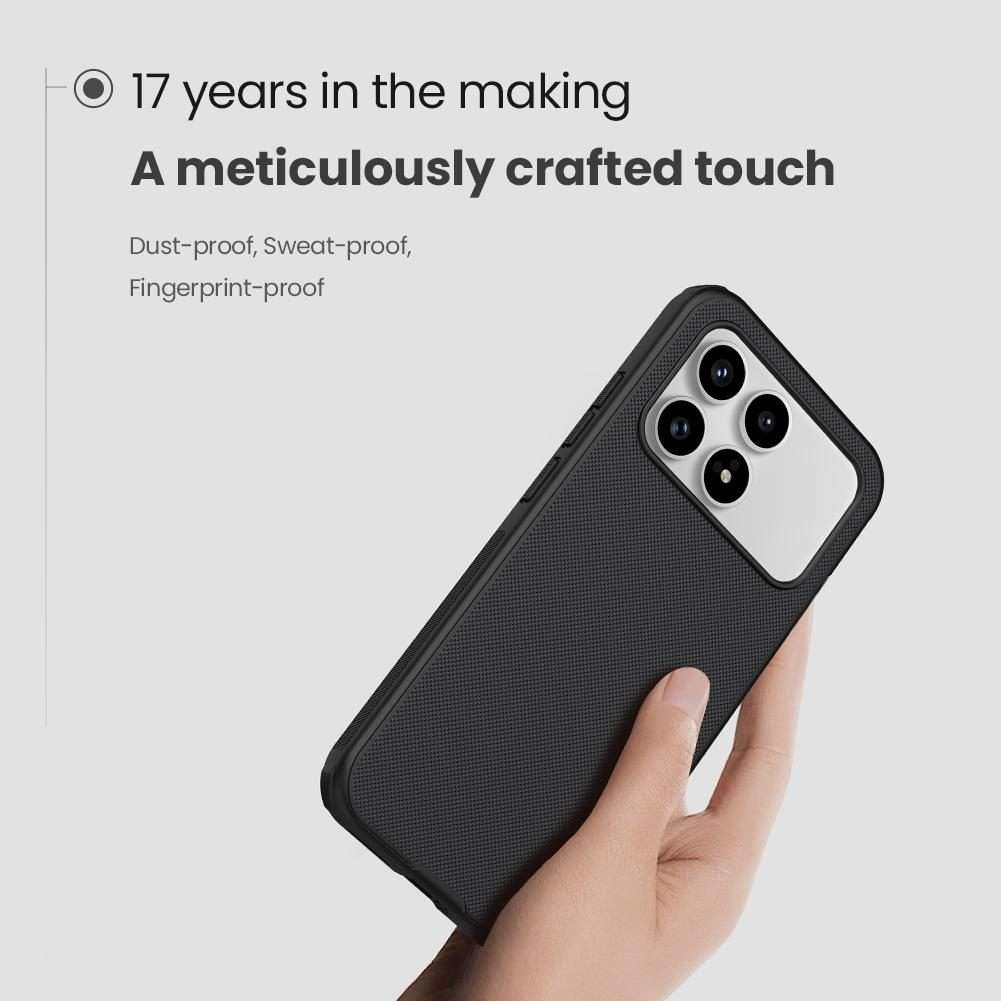 For Redmi K90 / Poco F8 Pro NILLKIN Frosted Shield Pro PC + TPU Phone Case(Black)