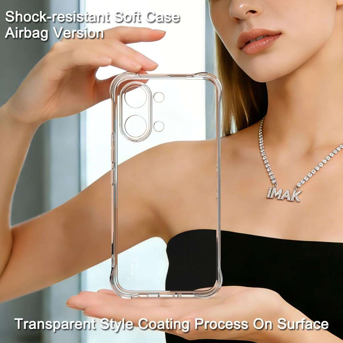For Redmi Turbo 5 Max 5G imak Shockproof Airbag TPU Phone Case(Transparent)