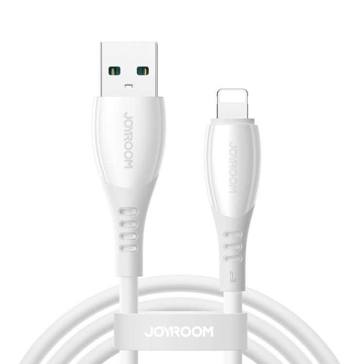 JOYROOM S-A59 Vibrant Series 3A USB to 8 Pin Fast Charging Data Cable, Length:1.2m(White)