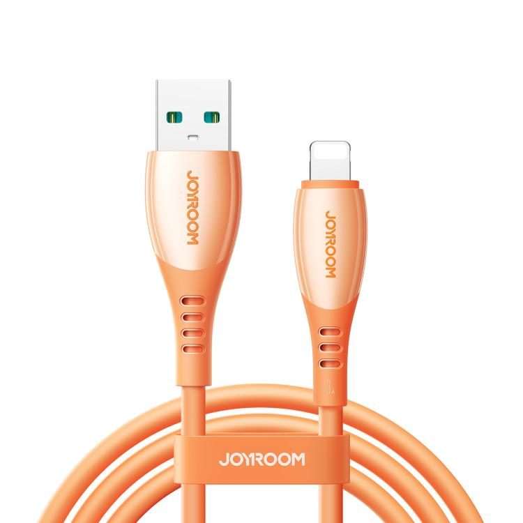 JOYROOM S-A59 Vibrant Series 3A USB to 8 Pin Fast Charging Data Cable, Length:1.2m(Orange)