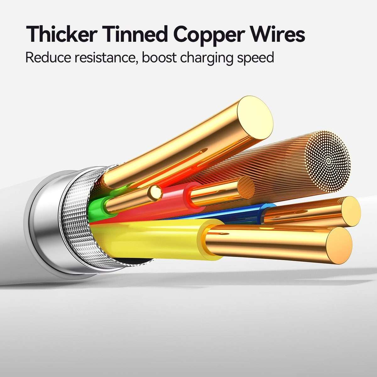 JOYROOM S-A59 Vibrant Series 30W Type-C to 8 Pin Fast Charging Data Cable, Length:1.2m(White)