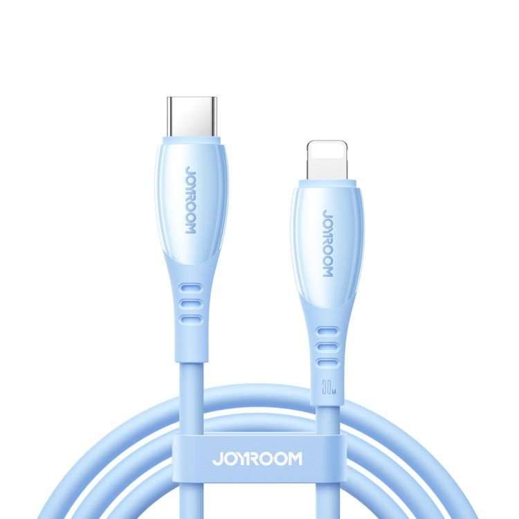 JOYROOM S-A59 Vibrant Series 30W Type-C to 8 Pin Fast Charging Data Cable, Length:1.2m(Blue)