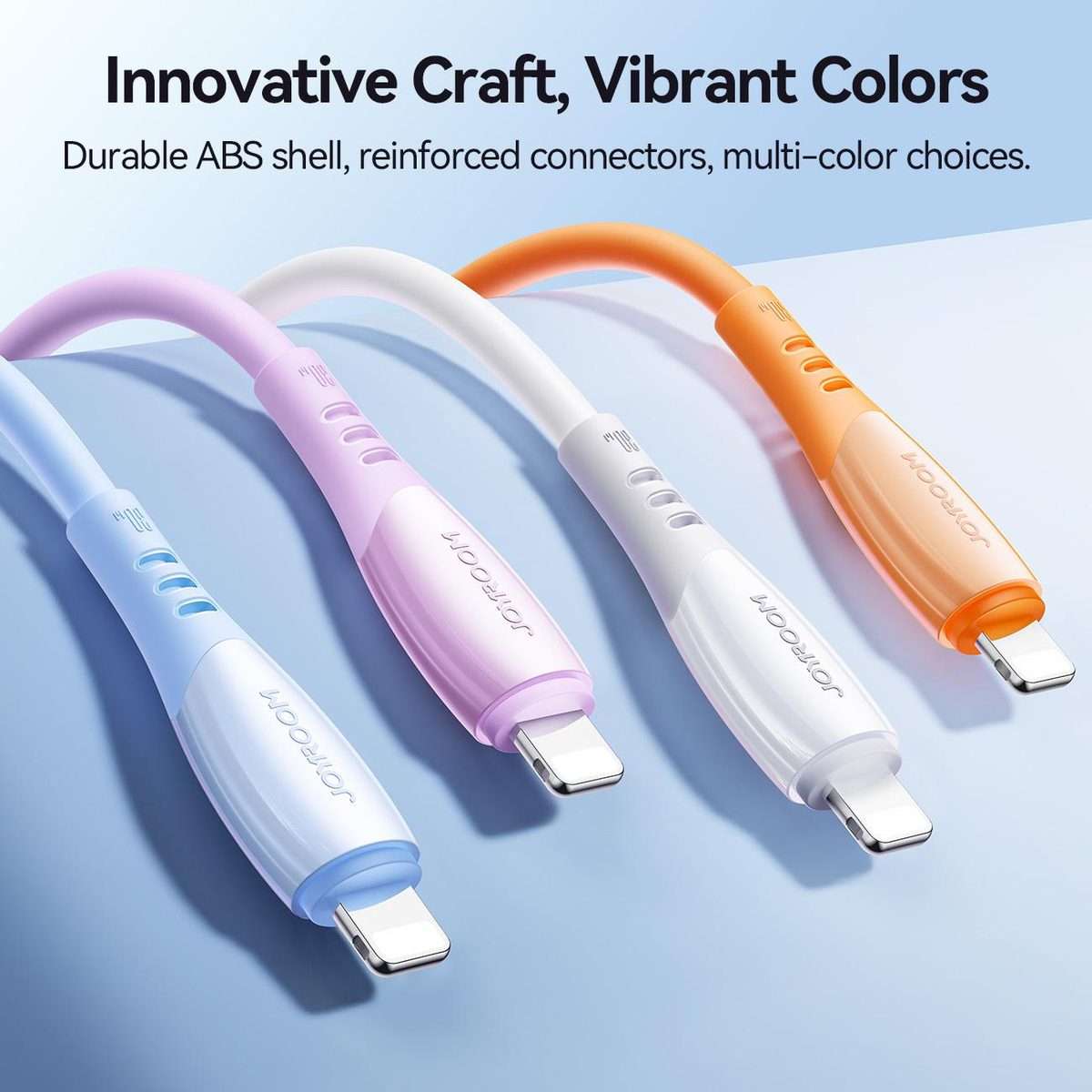 JOYROOM S-A59 Vibrant Series 30W Type-C to 8 Pin Fast Charging Data Cable, Length:1.2m(Blue)
