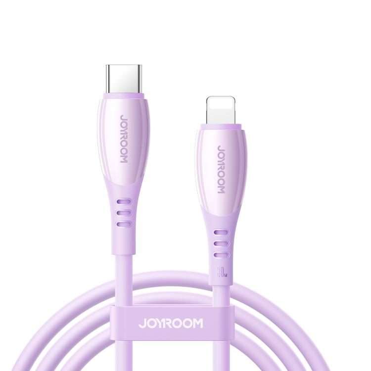 JOYROOM S-A59 Vibrant Series 30W Type-C to 8 Pin Fast Charging Data Cable, Length:1.2m(Purple)