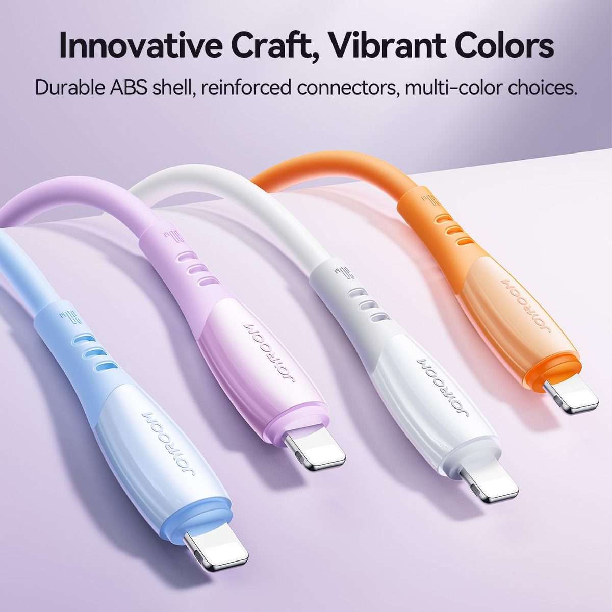 JOYROOM S-A59 Vibrant Series 30W Type-C to 8 Pin Fast Charging Data Cable, Length:1.2m(Purple)