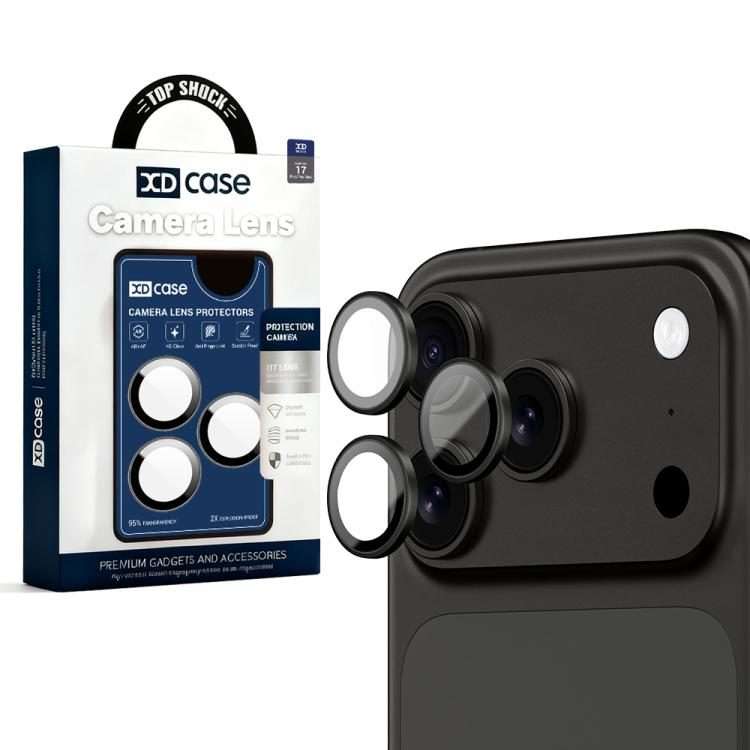 For iPhone 17 Pro Max XDcase AF + AR Hawkeye Camera Lens Protector with Alignment Tool(Black)