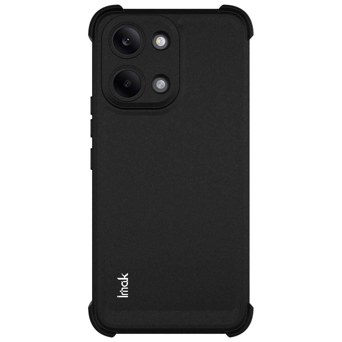 For Redmi Turbo 5 Max 5G/Poco X8 Pro Max 5G imak Shockproof Airbag TPU Phone Case(Matte Black)