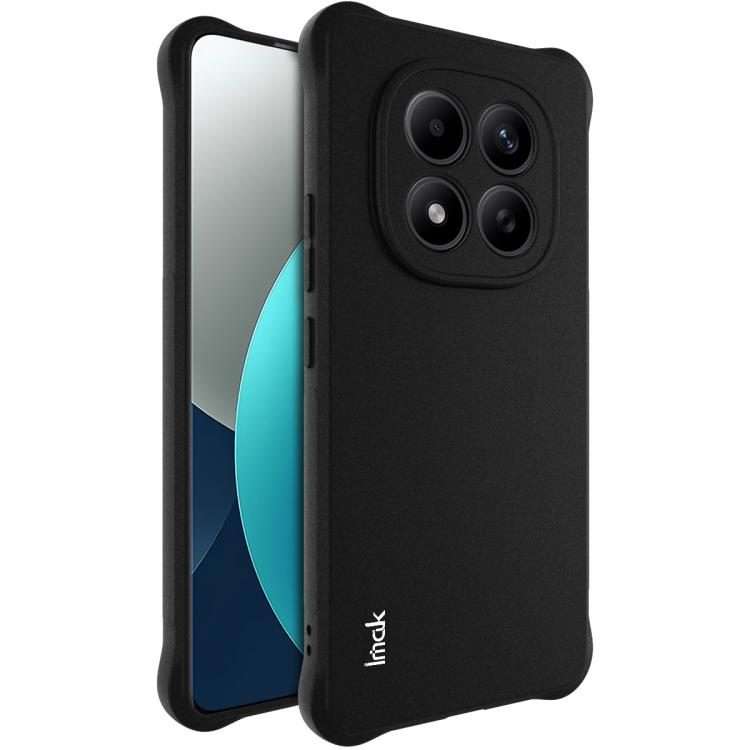 For Redmi Note 15 Pro 4G Global 163.2mm imak Shockproof Airbag TPU Phone Case(Matte Black)