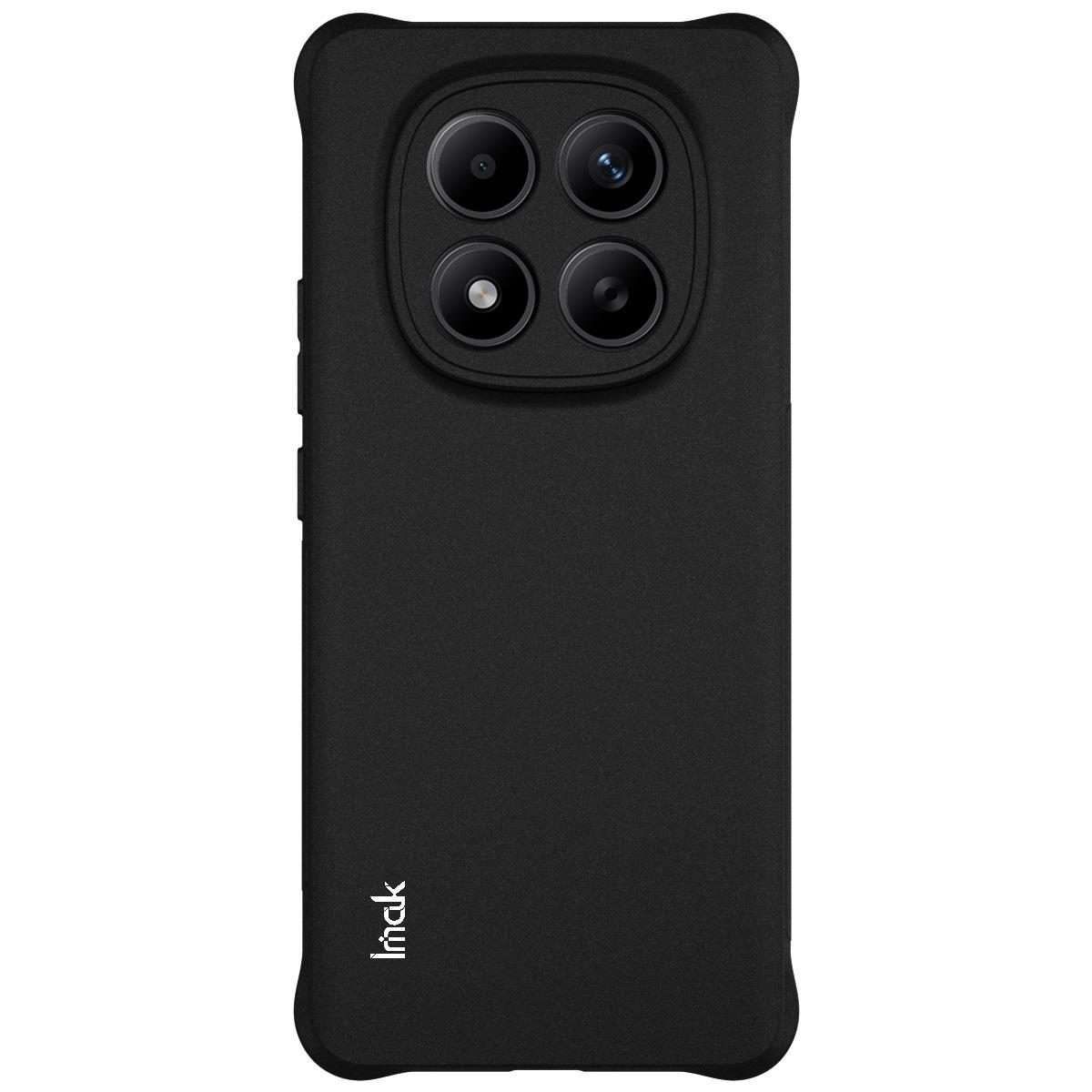 For Redmi Note 15 Pro 4G Global 163.2mm imak Shockproof Airbag TPU Phone Case(Matte Black)