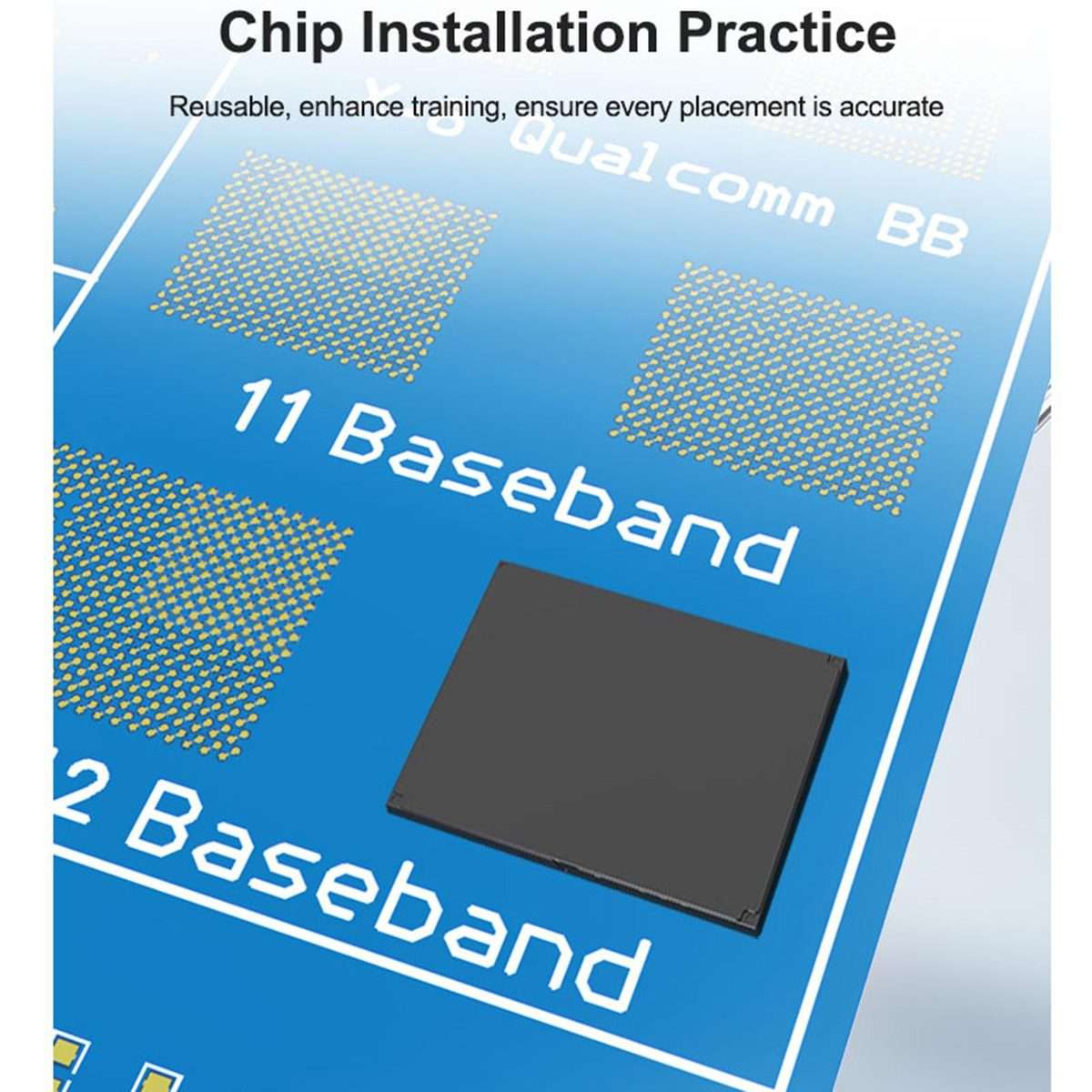 RELIFE RL-044R BGA Chip Connector Socket Welding Test Pract CE Board Compatible with iPhone 17 Ser