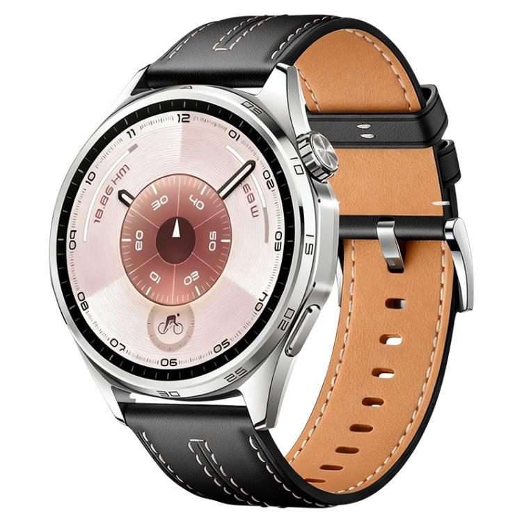 20mm xDfind Composite Cowhide Texture Vegan Leather Watch Band(Black)