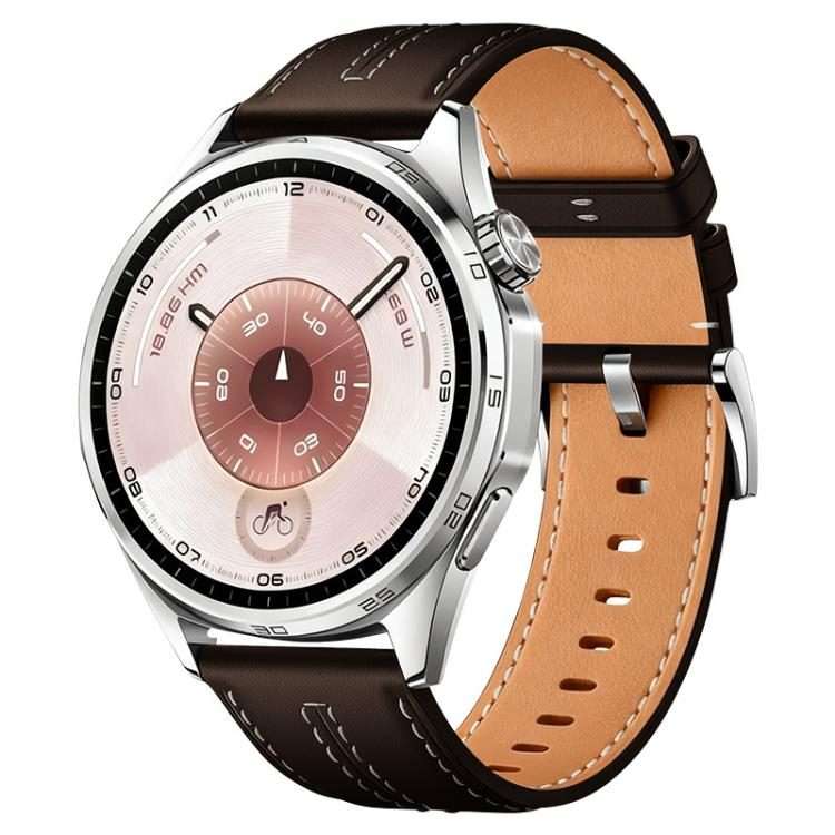 22mm xDfind Composite Cowhide Texture Vegan Leather Watch Band(Black Brown)