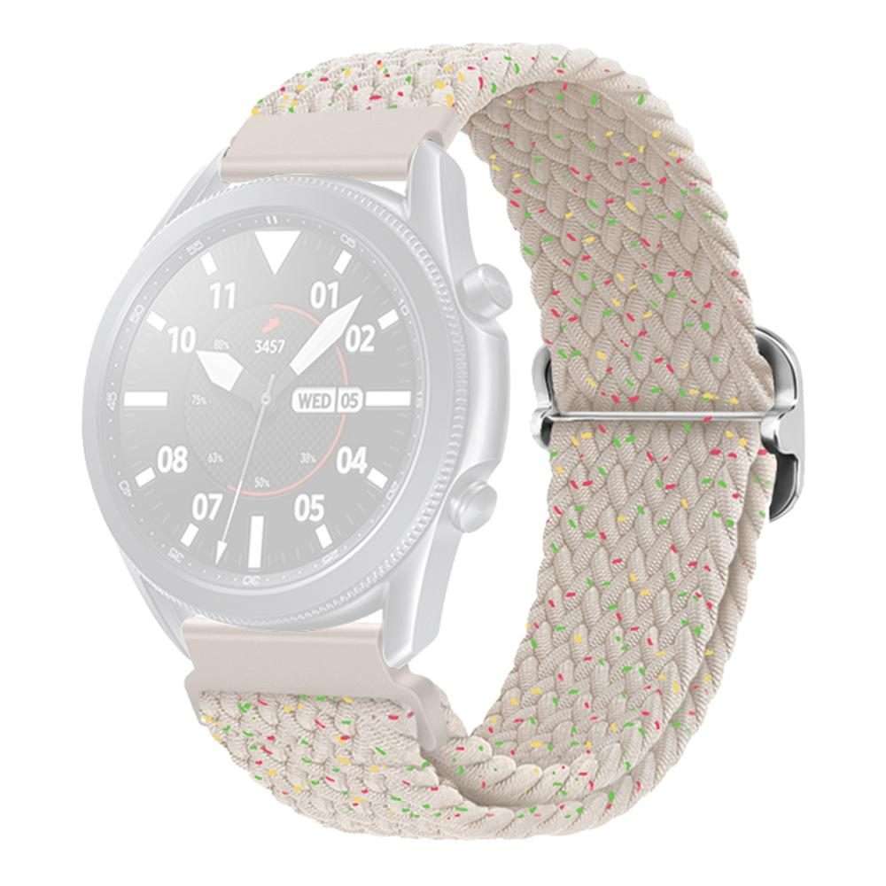 22mm xDfind Sliding Buckle Nylon Braided Watch Band(Starlight Dots)