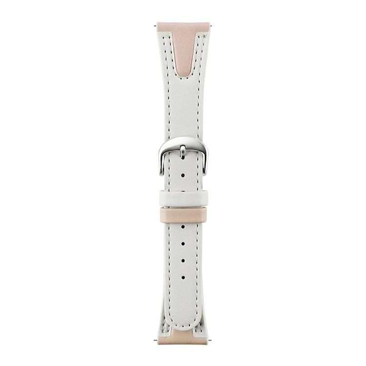 20mm xDfind Flat-head Jelly Vegan Leather Watch Band(Milk Tea)