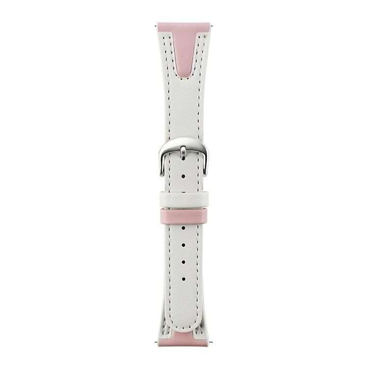 22mm xDfind Flat-head Jelly Vegan Leather Watch Band(Pink Sand)