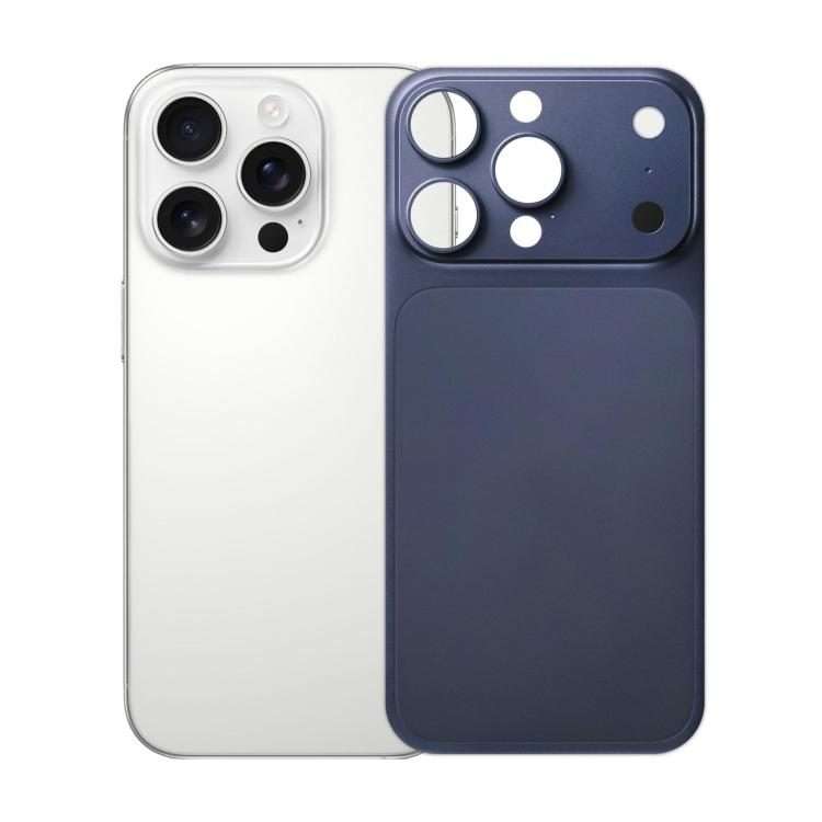 For iPhone 16 Pro Max Ultra-Thin Transforms into 17 Series Matte PET Back Cover(Blue)
