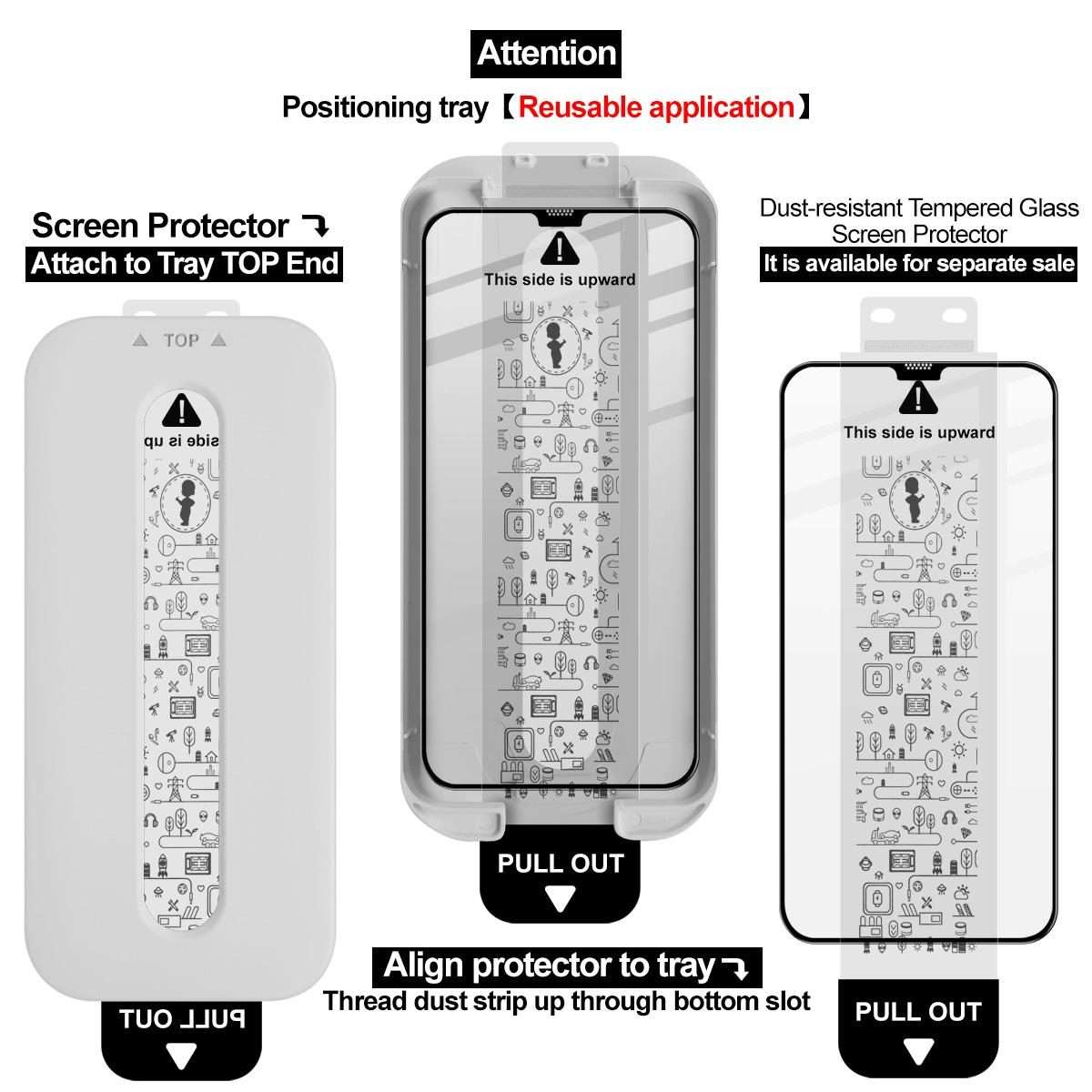 For iPhone 11 Pro / X imak Dust-free Chamber Locator Full Coverage Tempered Glass Film