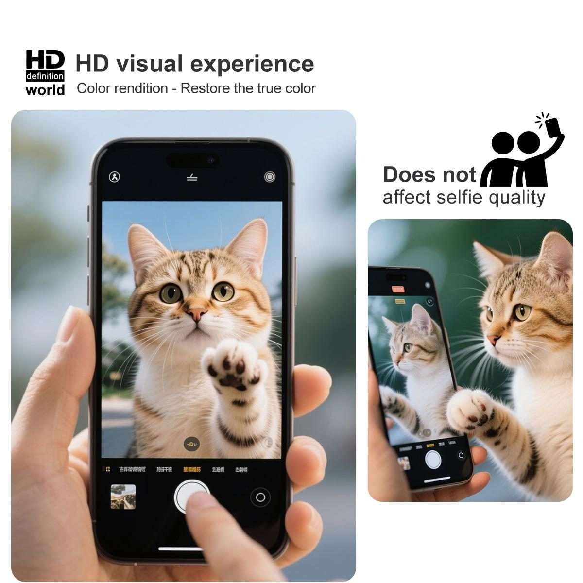 For iPhone 15 Pro imak Dust-free Chamber Locator Full Coverage Tempered Glass Film