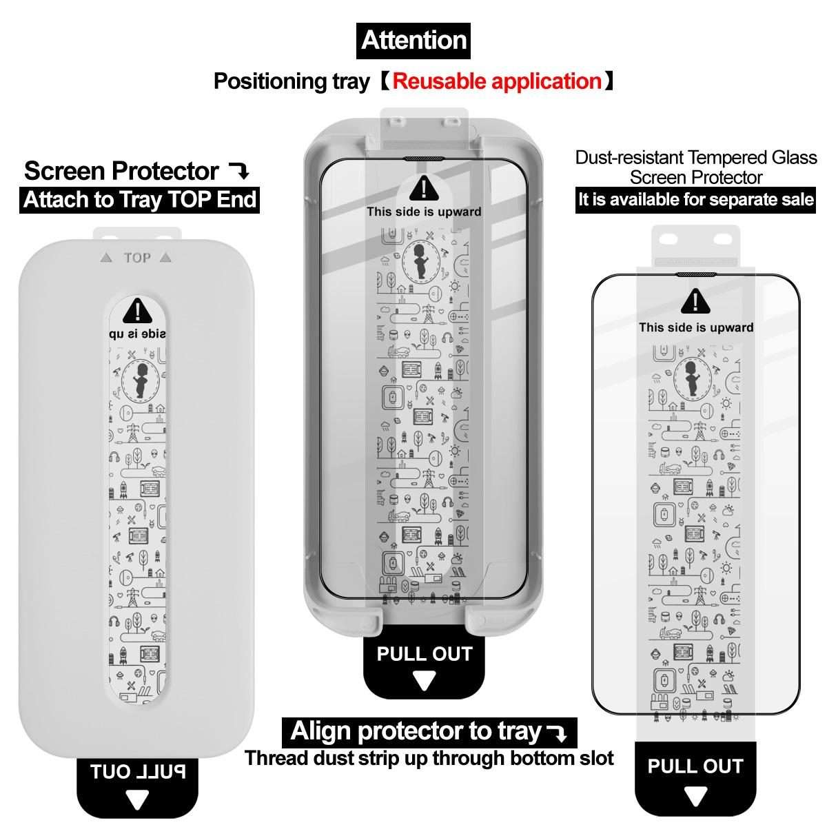 For iPhone 15 Pro imak Dust-free Chamber Locator Full Coverage Tempered Glass Film