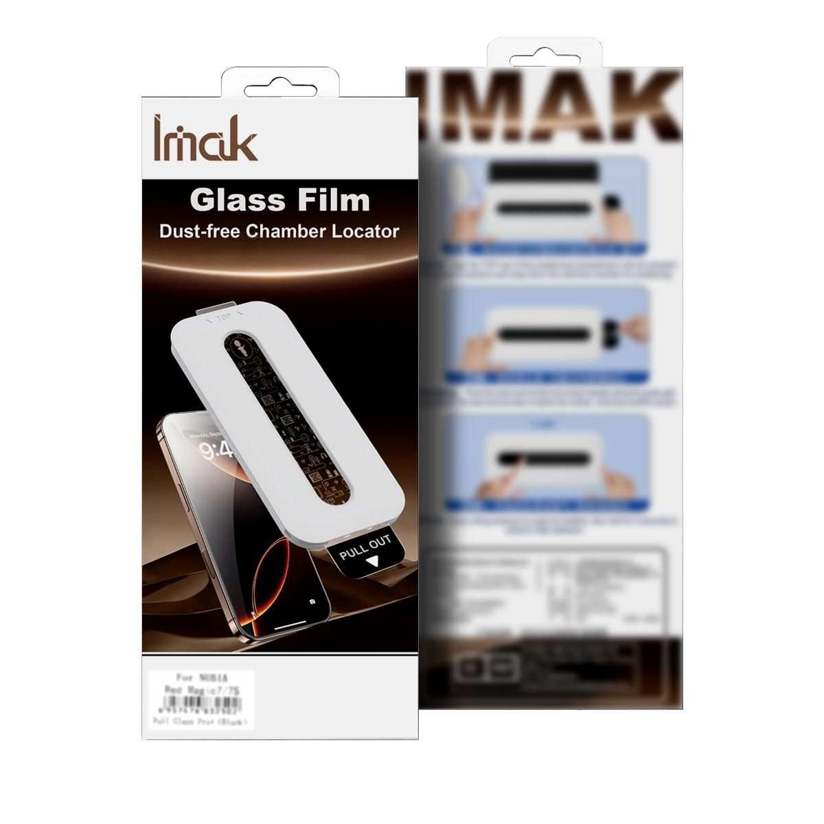For iPhone 15 Pro Max imak Dust-free Chamber Locator Full Coverage Tempered Glass Film