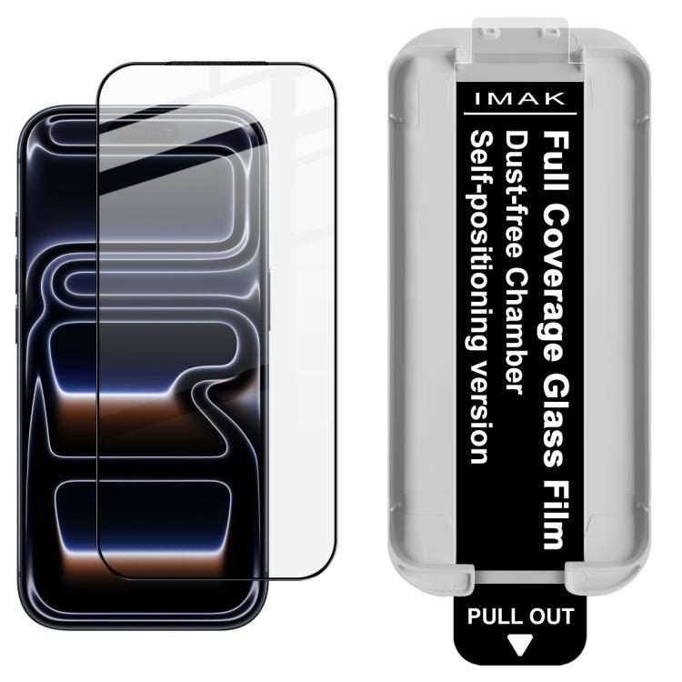 For iPhone 17 Pro Max imak Dust-free Chamber Locator Full Coverage Tempered Glass Film