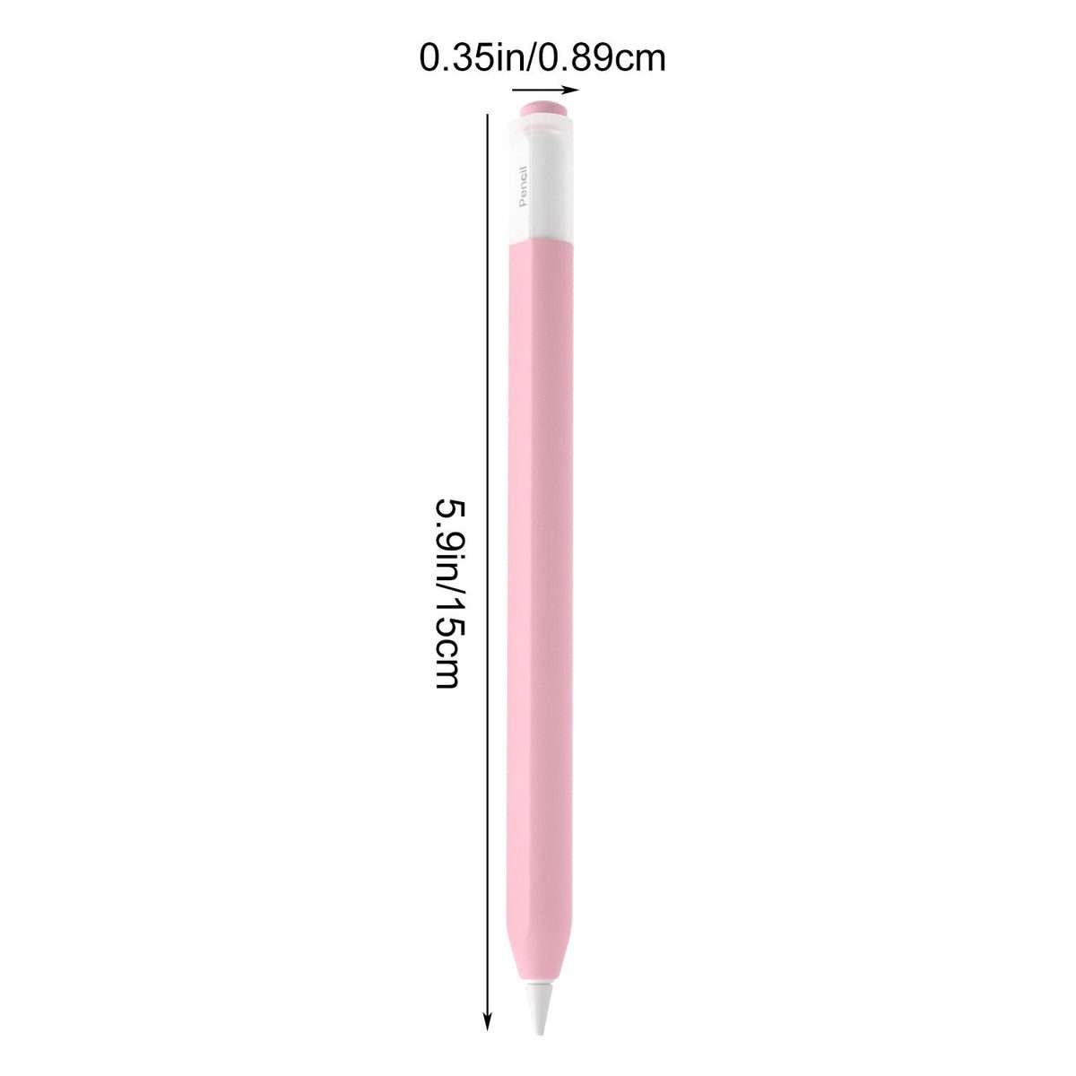 For Apple Pencil USB-C / 3 XDcase Jelly Detachable Cap Silicone Stylus Pen Sleeve(Black)
