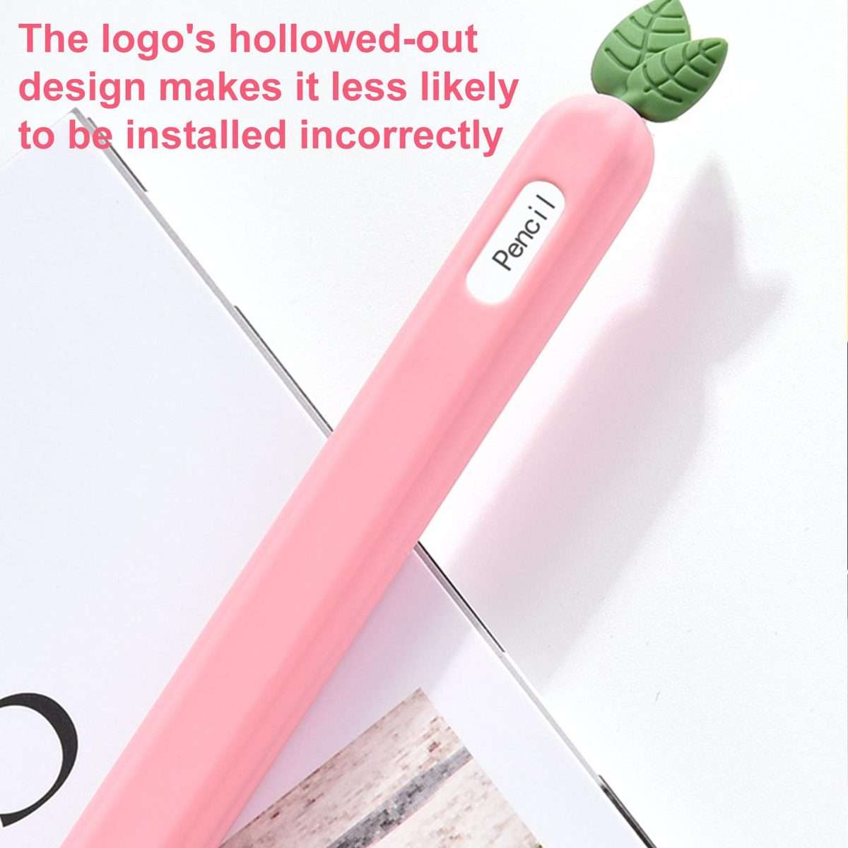 For Apple Pencil Pro / 2 XDcase Fruit & Veggie Anti-Slip Silicone Stylus Pen Sleeve(Grape)