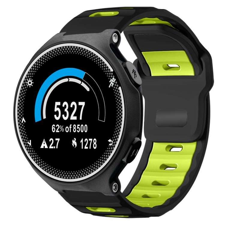 For Garmin Forerunner 220/735/735XT/230/235 xDfind Flat-head Dual-co ... (Black+Fluorescent Green)