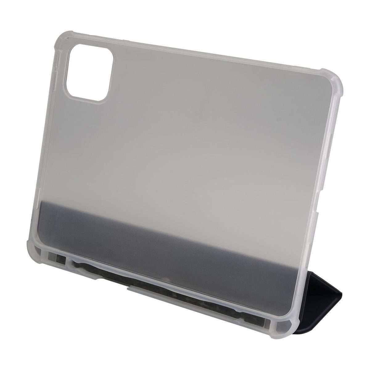 For Teclast ArtPad Pro 3-Fold Holder Folio Leather Tablet Smart Case(Dark Blue)