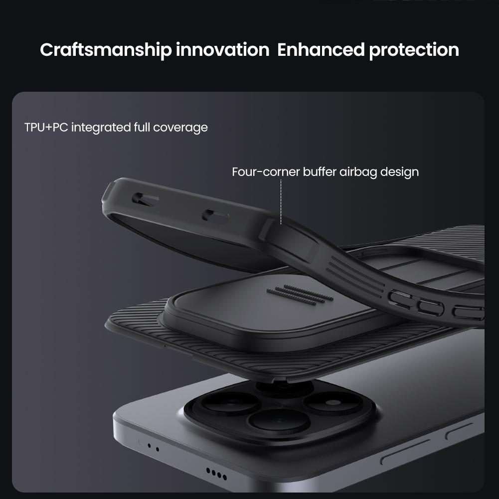 For Redmi Note 15 Pro 5G Global 163.6mm NILLKIN CamShield Pro PC Phone Case(Black)