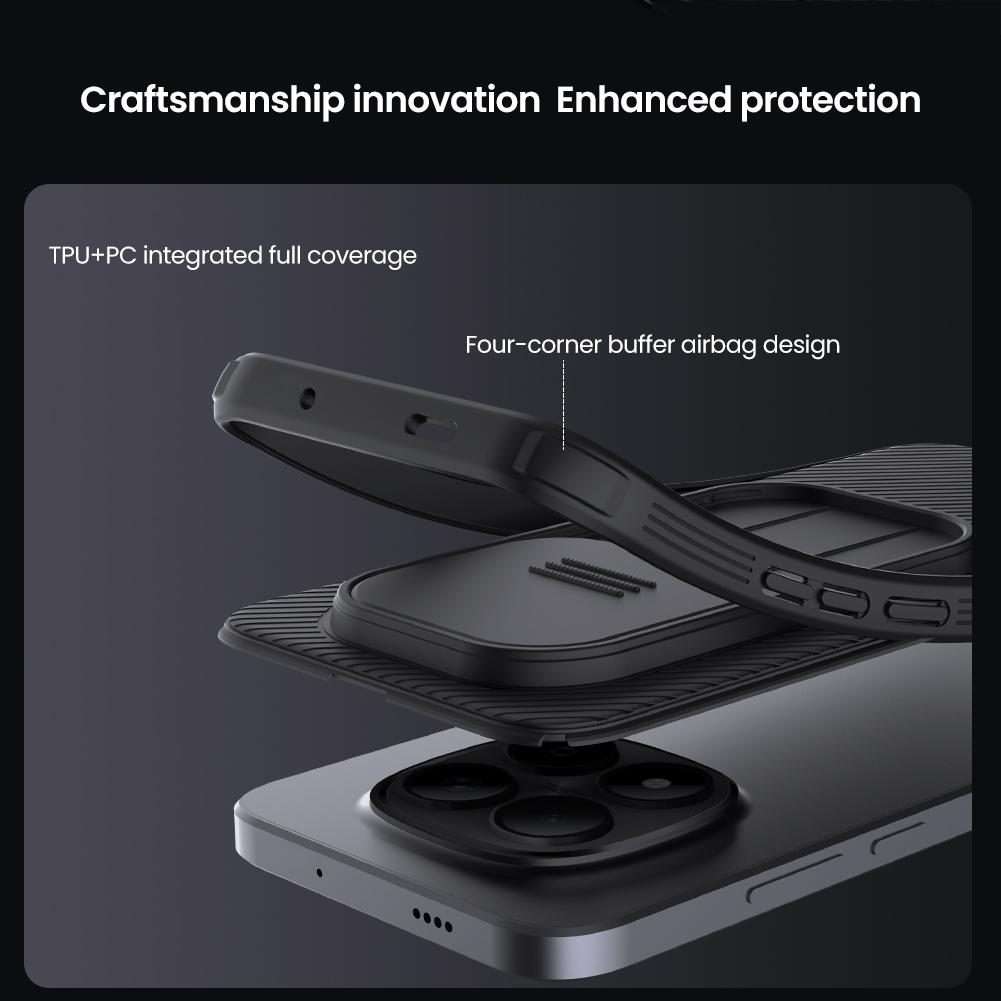 For Redmi Note 15 Pro+ 5G Global 163.3mm NILLKIN CamShield Pro PC Phone Case(Black)