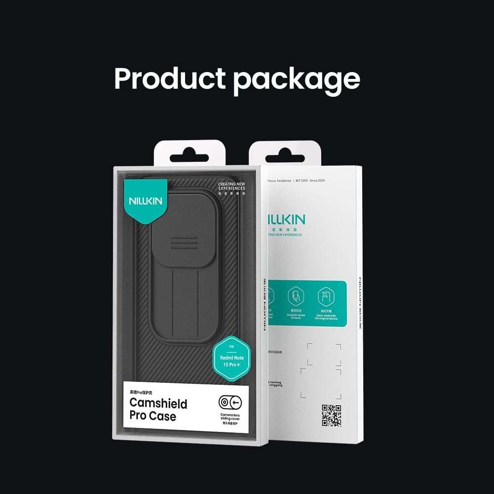 For Redmi Note 15 Pro+ 5G Global 163.3mm NILLKIN CamShield Pro PC Phone Case(Black)