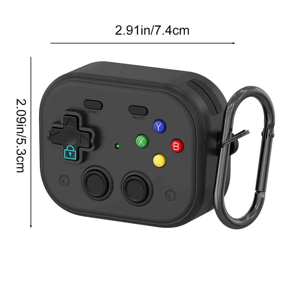 For AirPods Pro 2 / 1 XDcase Retro Game Console Design Earbuds Protective Case(White)