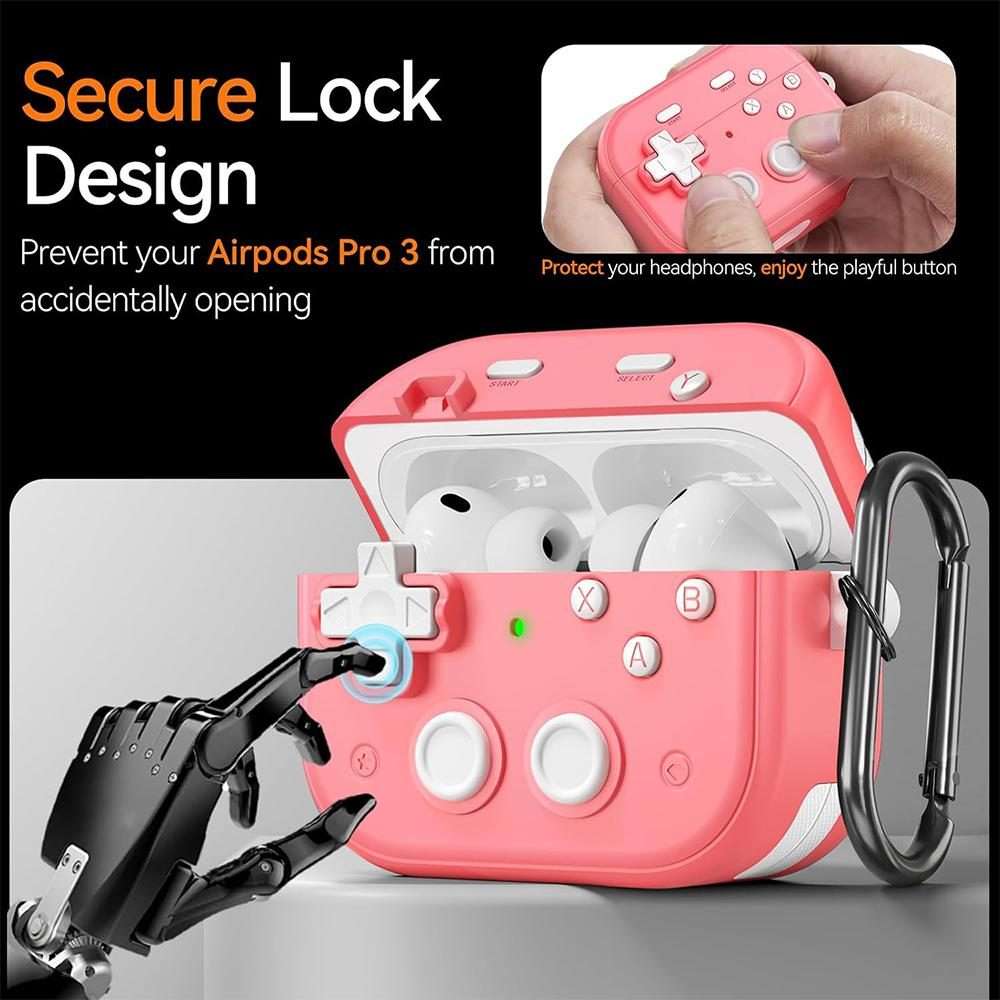 For AirPods Pro 2 / 1 XDcase Retro Game Console Design Earbuds Protective Case(Green)