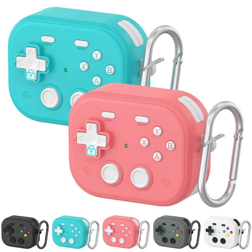 For AirPods Pro 2 / 1 XDcase Retro Game Console Design Earbuds Protective Case(Black)