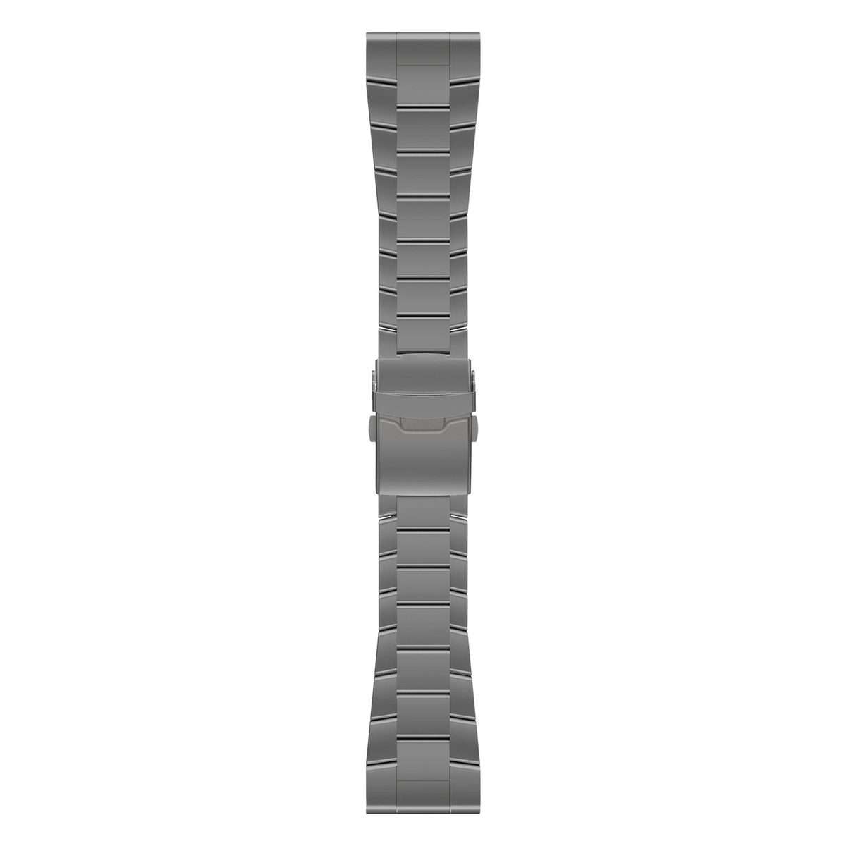 For Garmin 26mm Safety Bckle Titanium Alloy Quick Release Watch Band(Grey)