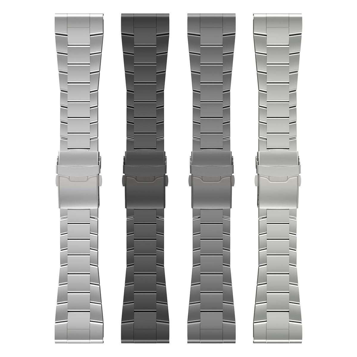 For Garmin 26mm Safety Bckle Titanium Alloy Quick Release Watch Band(Titanium)