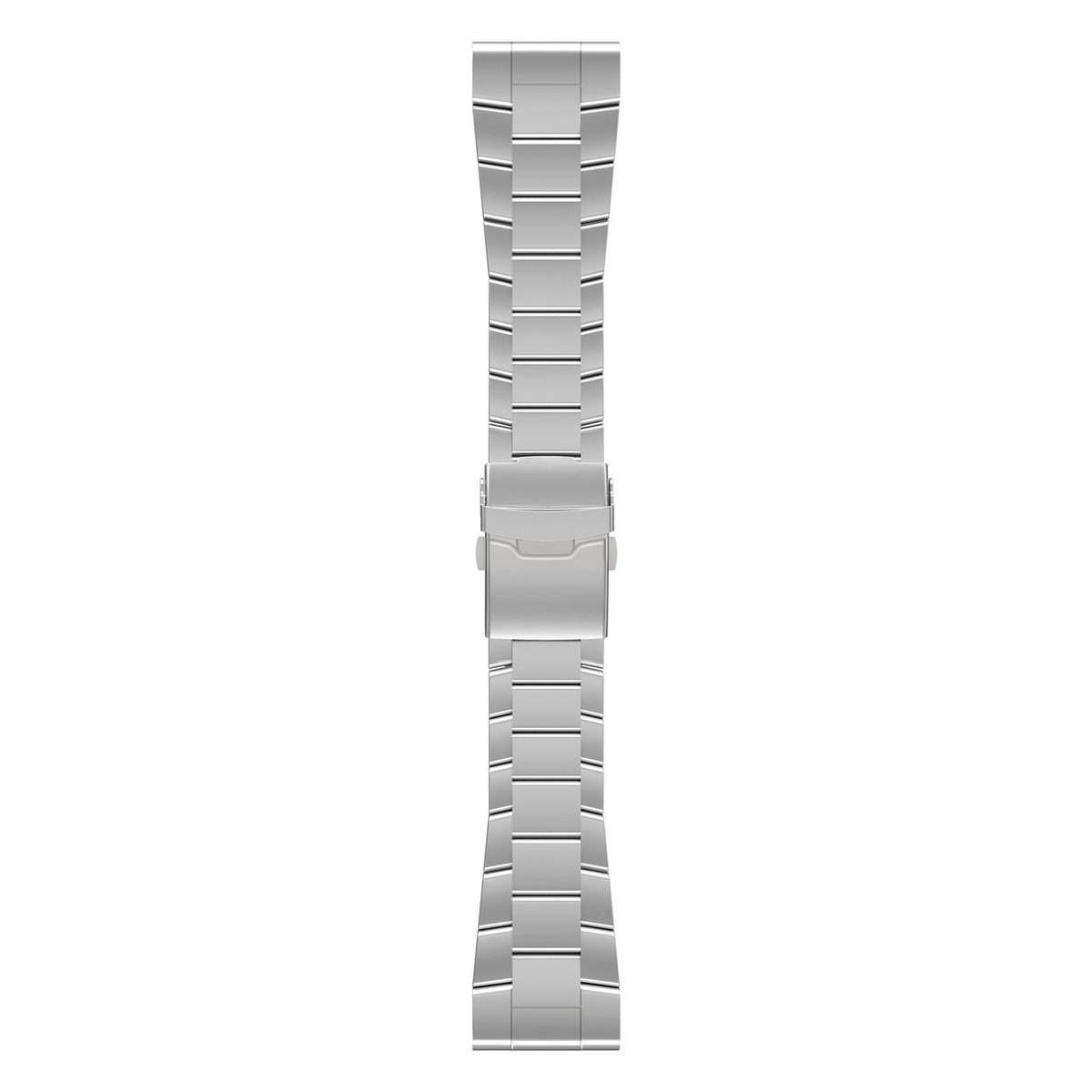For Garmin 26mm Safety Bckle Titanium Alloy Quick Release Watch Band(Silver)