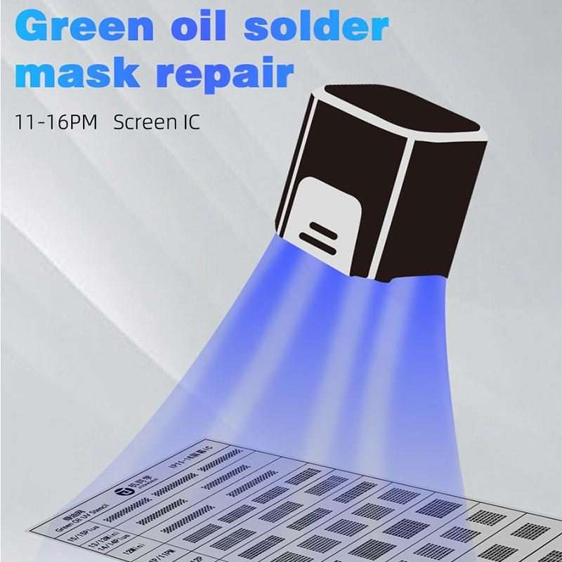 JTX Screen IC Green Oil Mesh for iPhone 11-16 Pro Max