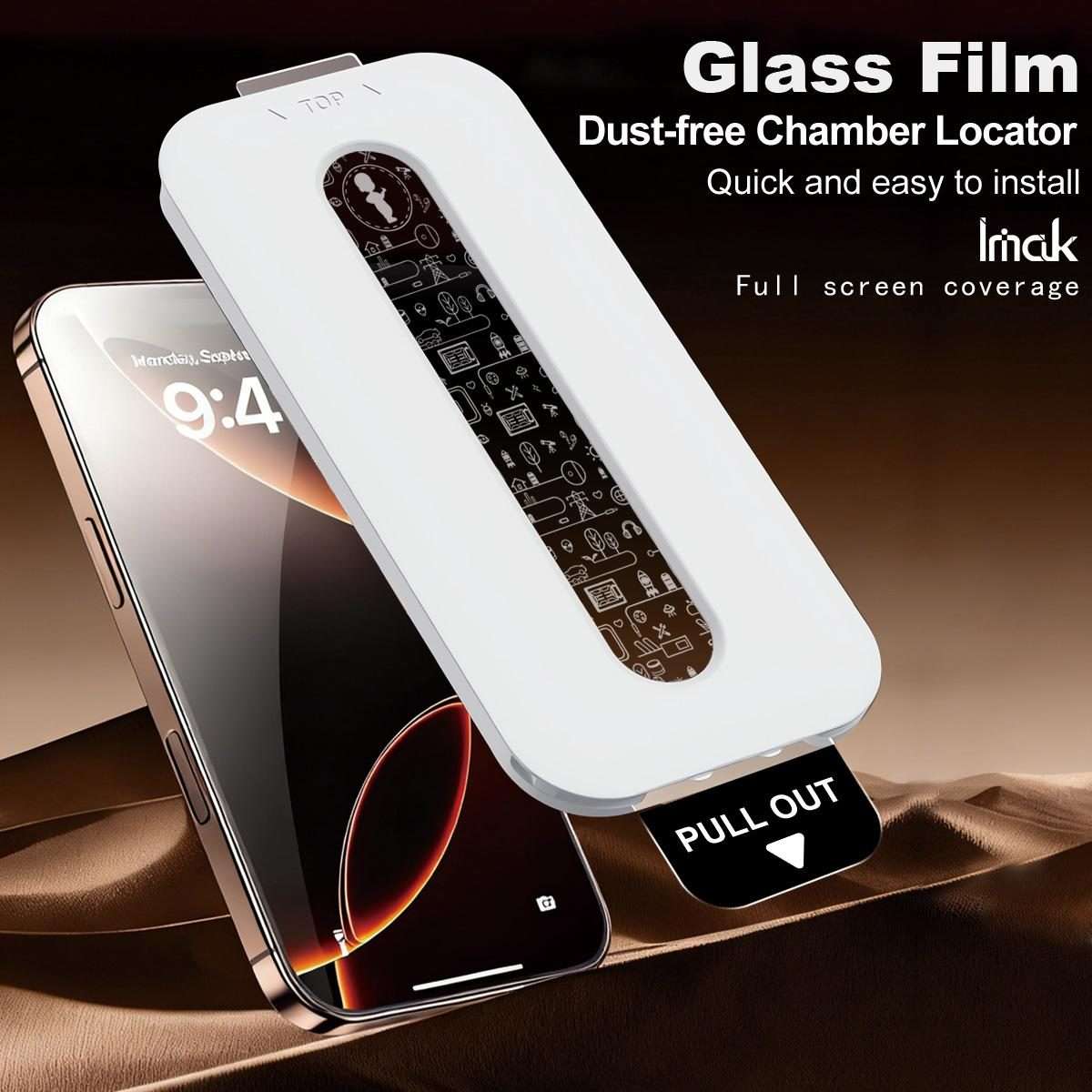 For Honor Magic8 Pro Air 5G imak Dust-free Chamber Locator Full Coverage Tempered Glass Film