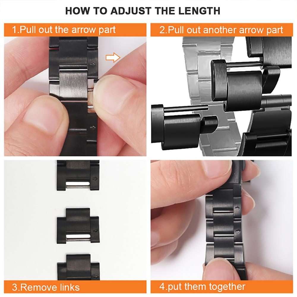 For Google Pixel Watch 4 / 3 / 2 / 1 41mm Slim Three Beads Stainless Steel Watch Band(Silver)