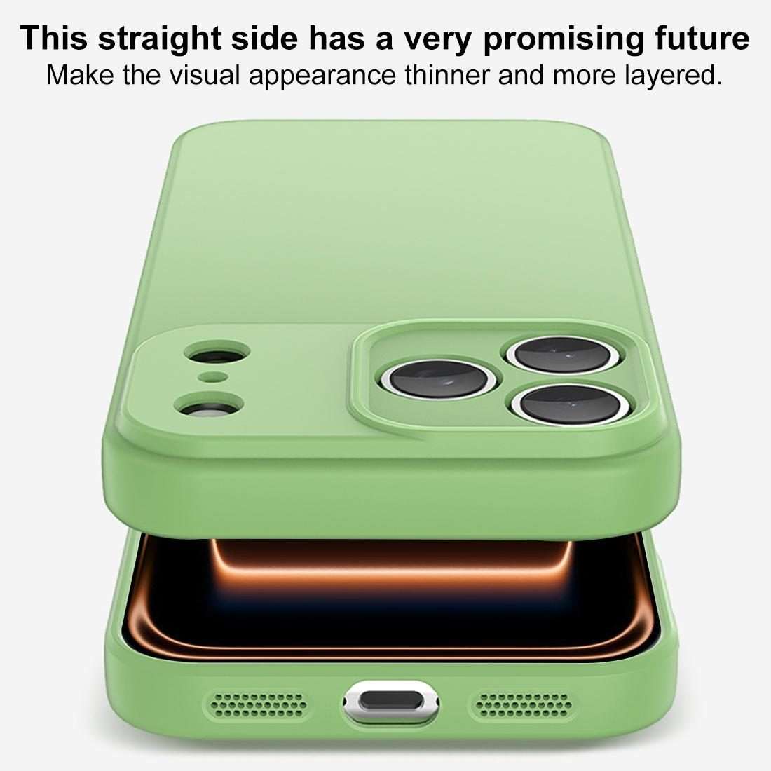 For iPhone 17 Pro XDcase AI Button Integrated Full Coverage Imitation Silicone Phone Case(Purple)