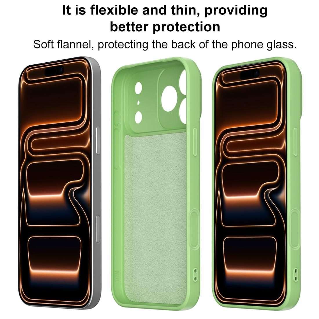 For iPhone 17 Pro XDcase AI Button Integrated Full Coverage Imitation Silicone Phone Case(Orange)