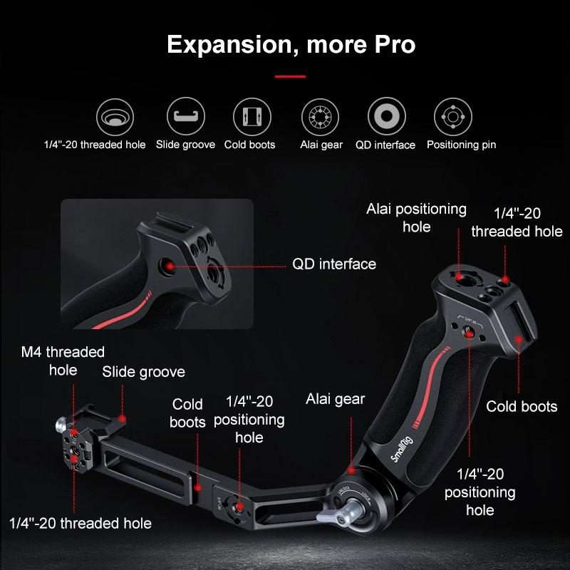 For DJI RS4 / RS3 / RSC2 SmallRig Gimbal Mount Extended Quick Release Plate