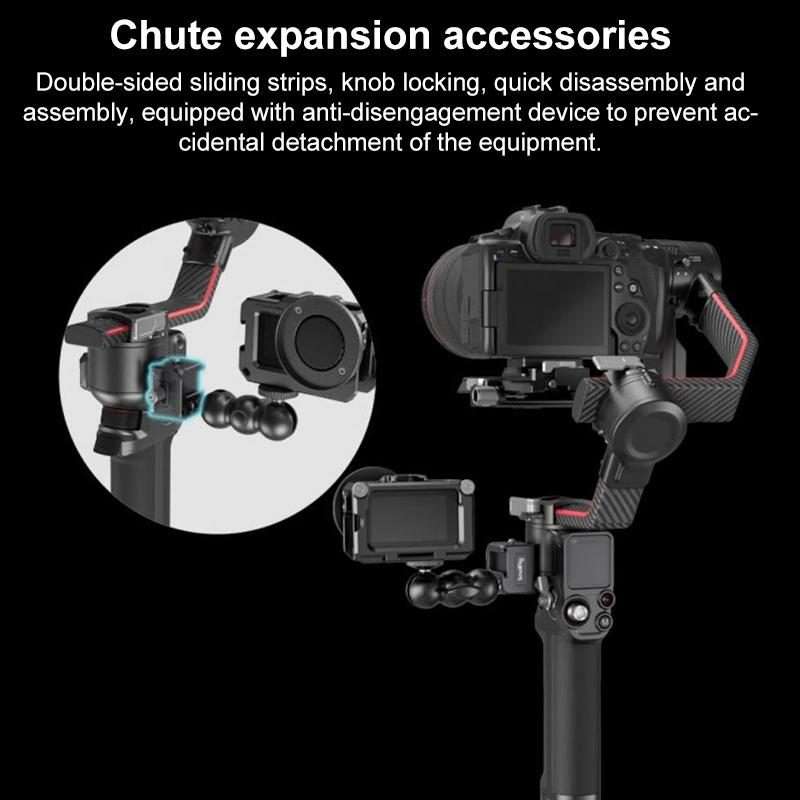 For DJI RS4 / RS3 / RSC2 SmallRig Gimbal Mount Extended Quick Release Plate