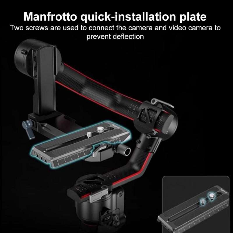 For DJI RS4 / RS3 / RSC2 SmallRig Gimbal Mount Quick Release Plate with Arca-Swiss