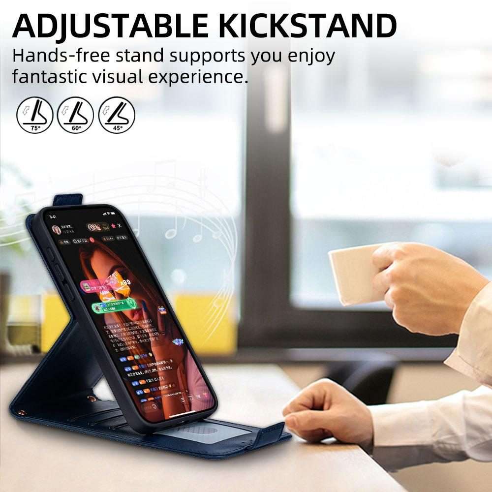 For Redmi Note 15 Pro+ 5G Global 163.3mm Vertical Flip Cover Solid Color Vegan Leather ... (Blue)
