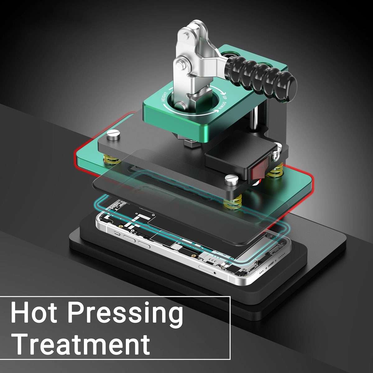 For iPhone 15 Pro 2UUL IP Series Screen Sealing Adhesive (5pcs/Box)