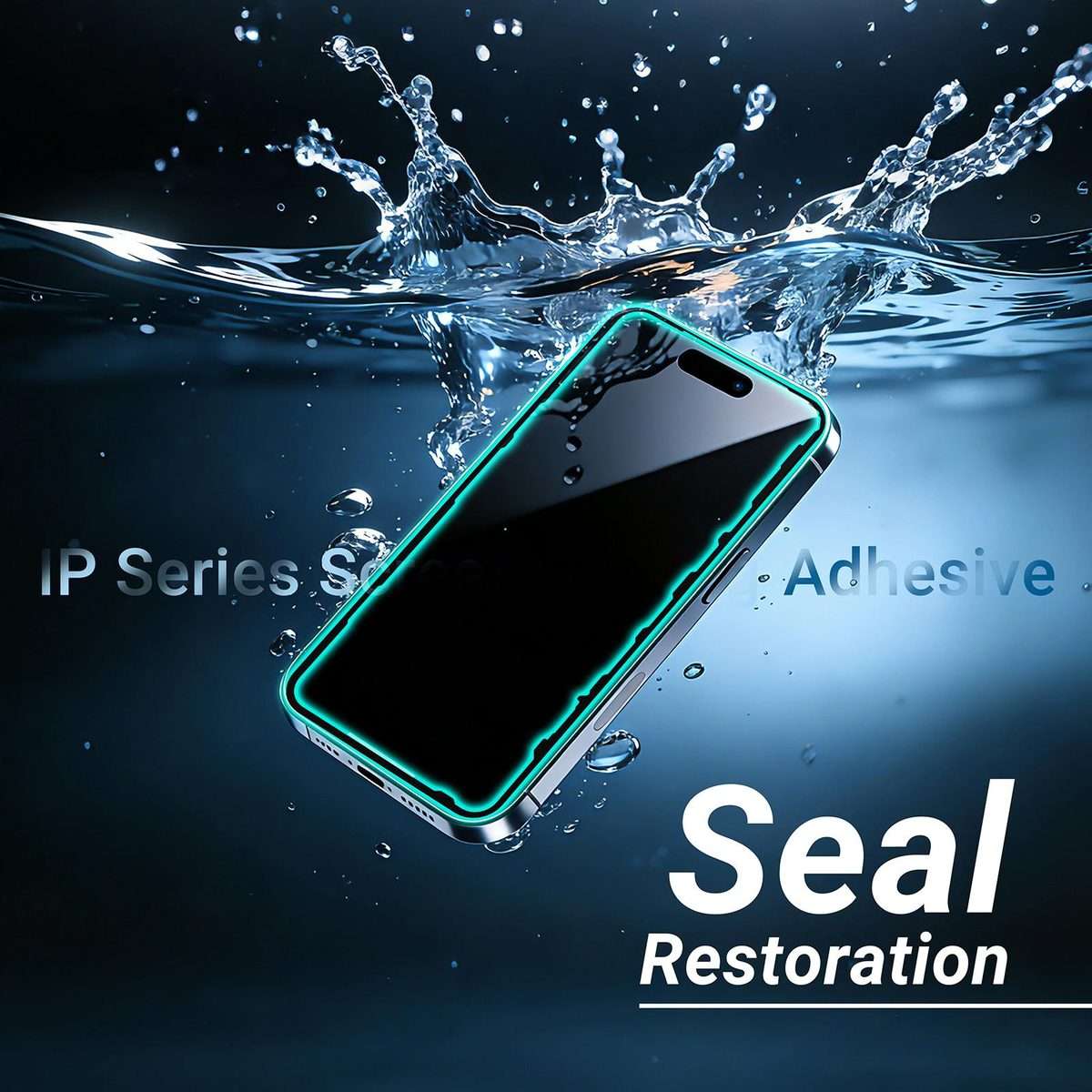 For iPhone 15 Pro 2UUL IP Series Screen Sealing Adhesive (5pcs/Box)
